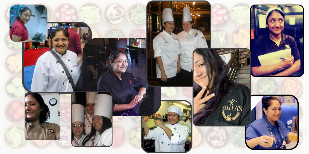 Adriana Sanchez-Black in the kitchen